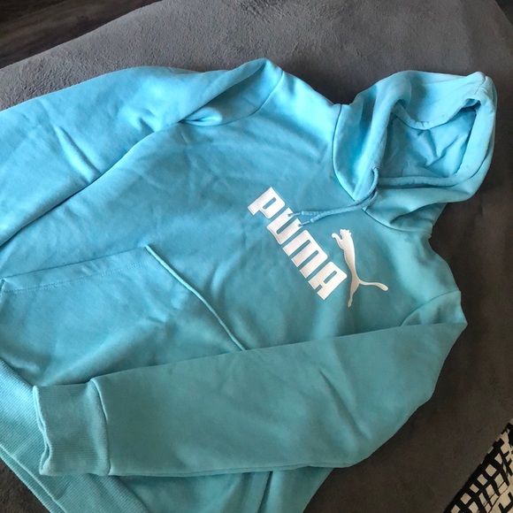 Blue hoodie